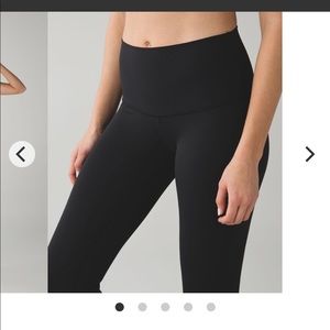 Lululemon Hi-Rise Wunder Under pant size 8 EUC